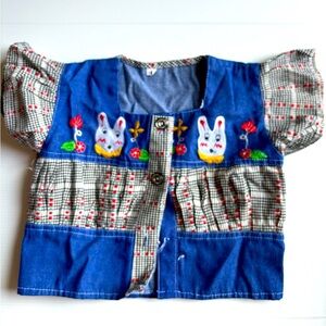 Vintage Bunny Blouse Size 1